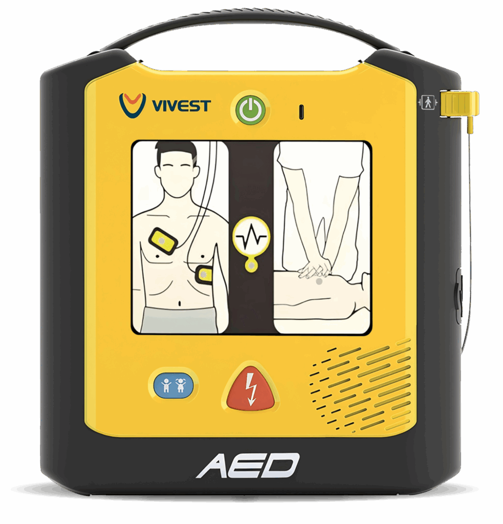 Vivest PoweBeat X1 Defibrillator - DESA semiautomatico Certificado
